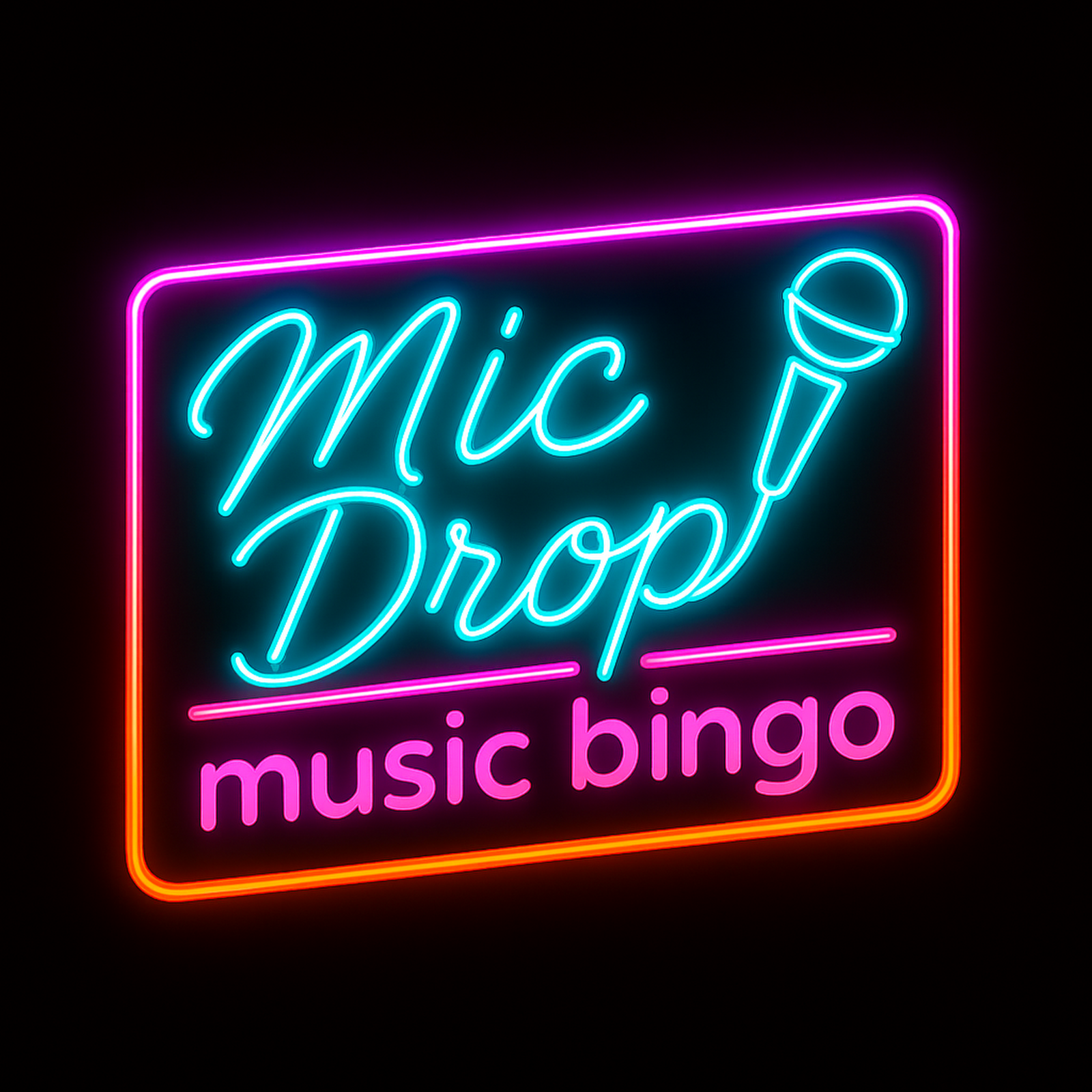 Mic Drop Bingo Logo